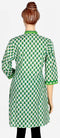 Green Block Print Kurti