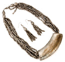Metallic Necklace 'Ethnic Lady'