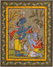 Lord Krishna and Arjuna - Patachitra Painting