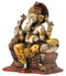 Ganesha Seated on Throne 9.50"