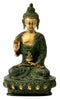 Antiquated Brass Buddha Figurine