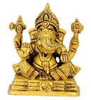 Lord Vinayaka Brass Figurine