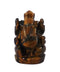 Tiger Eye Gemstone Ganesha Statue 1.75"