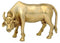 Brass Cow Figurine 8"