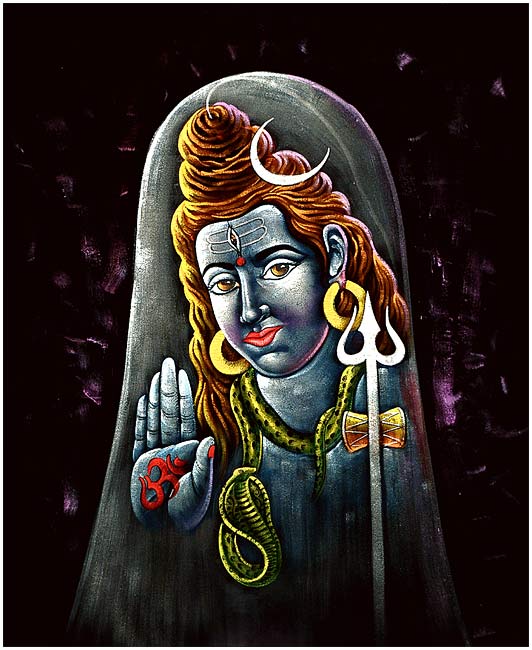 'Amarnath' Shiva in the form of Ice Lingam