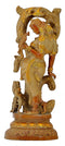 Ancient Indian Princess and Bird - Decorative Brass Showpiece