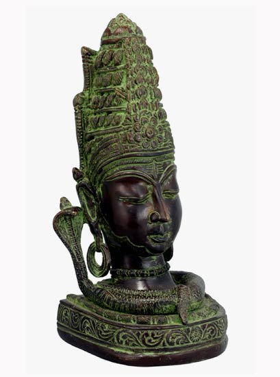 The Mighty Lord Siva - Brass Statuette