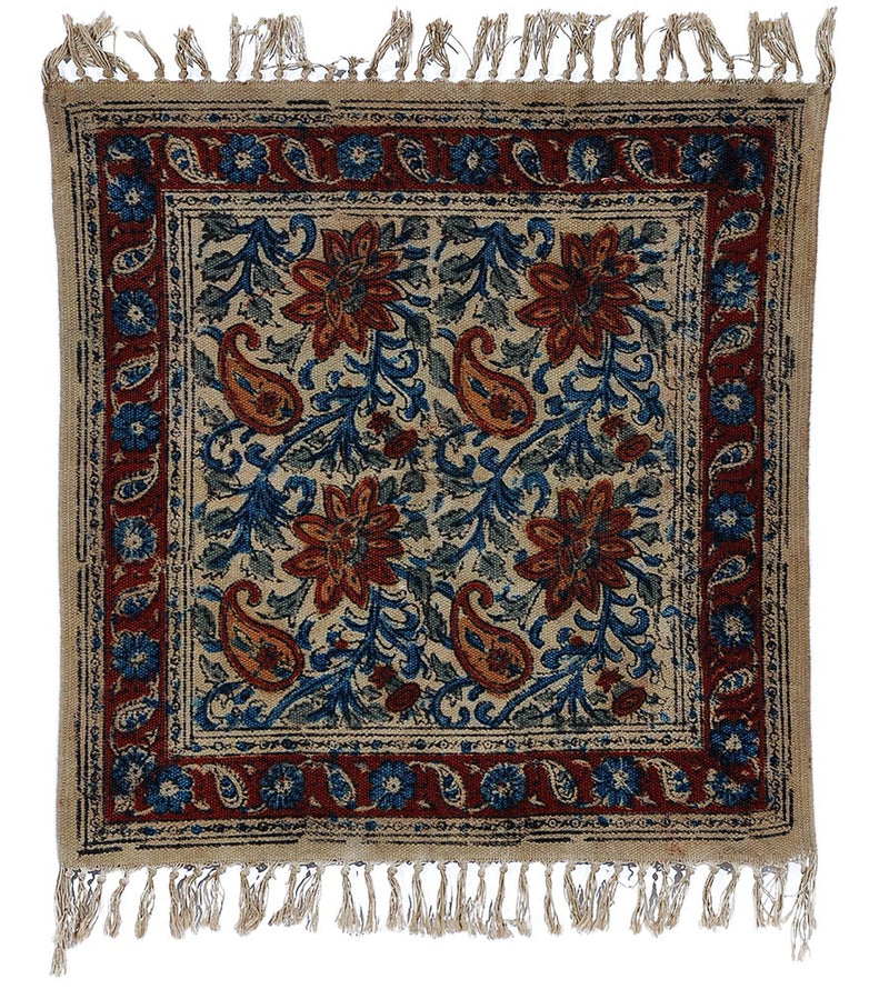 Floral Grandeur Dhurrie Rug