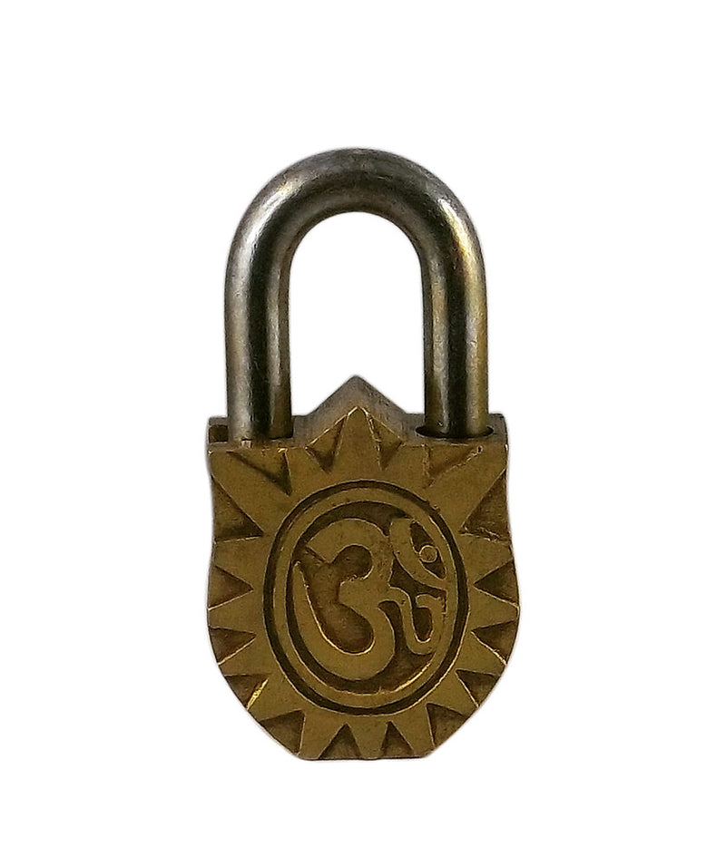 Goddess Durga Ride on Lion - Brass Decorative Lock
