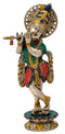Bala Gopala Krishna Playing Flute 11.75"