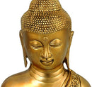 Buddha Gotama - Brass Statuette 7.25"