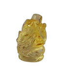 Mangal Murti Ganesha- Citrine Gemstone Figurine