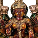 Goddess Vaibhav Lakshmi - Wood Sculpture