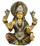Seated Goddess Lakshmi - Brass Statue