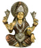 Seated Goddess Lakshmi - Brass Statue