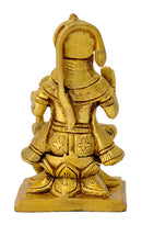 Blessing Hanuman Seated on Lotus Base