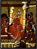 Thoughtful Siddhartha - Ajanta Art Style