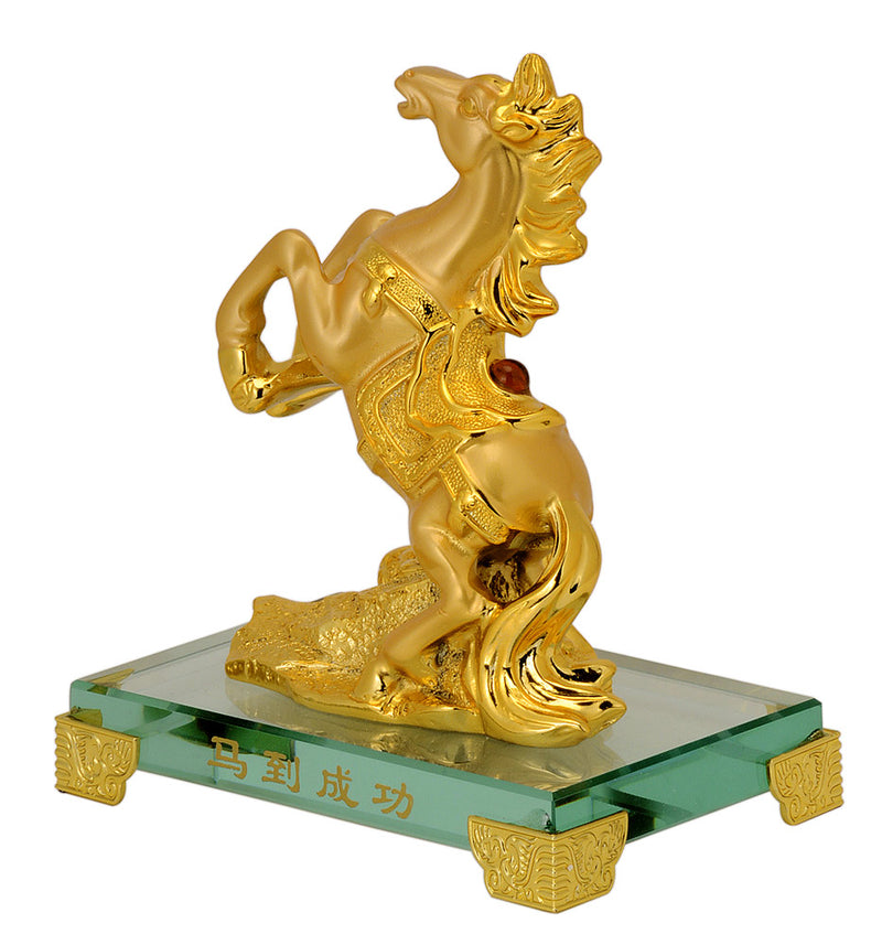 Golden Fengshui Horse