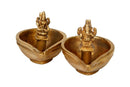 Diyas With Lakshmi Ganesha