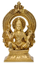 Devi Lakshmi Figurine with Beautiful Aureole