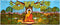 'Buddha' Under The Bodhi Tree - Cotton Batik Painting