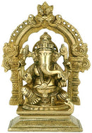 Lord Vighneshwara - Temple Brass Statue