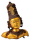 Devi Head Brass Sculpture