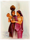 Gossip Time - Silk Painting