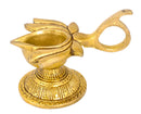 Lotus Shaped Brass Deepam