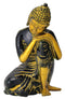 Antiquated Resting Buddha Sculpture