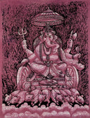 Lord Ganapati Rides On A Chariot