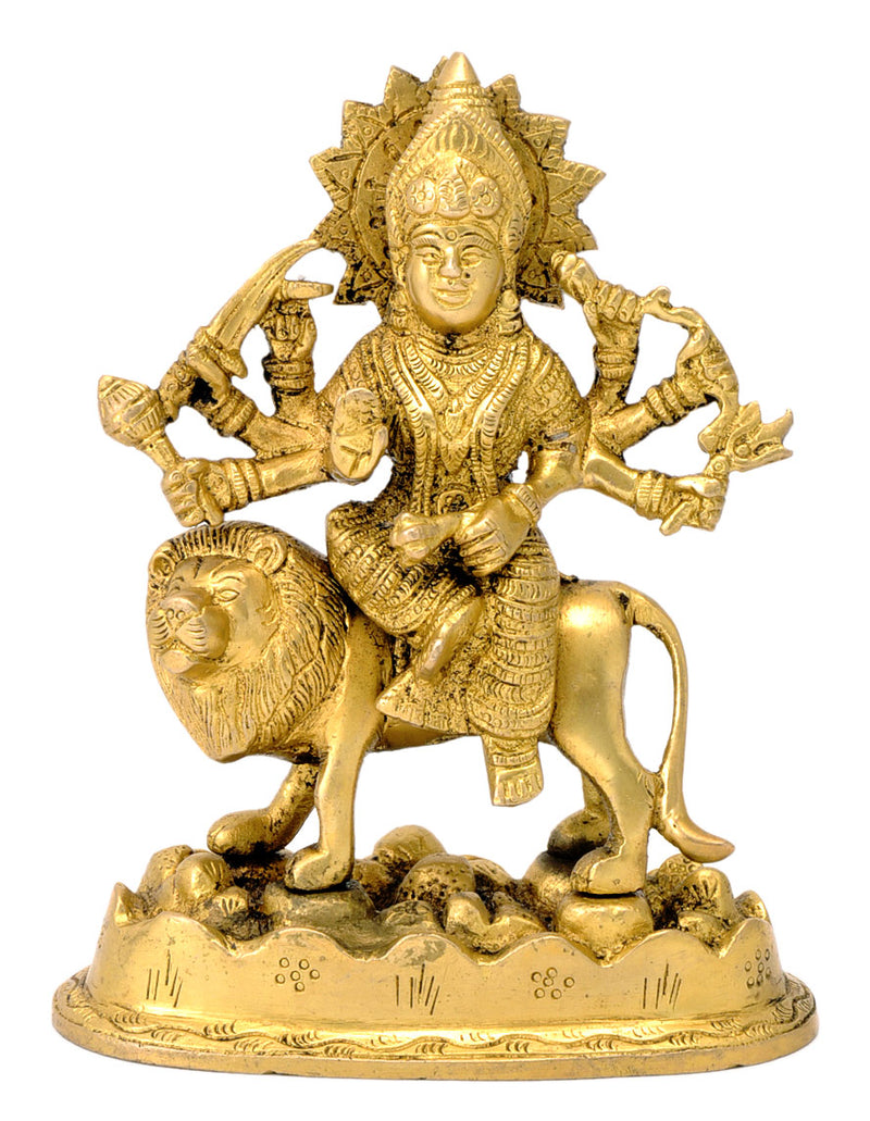 Vaishno Ma Durga Brass Figurine
