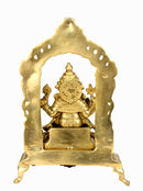 God Gajanan Maharaj Brass Figure 12.50"
