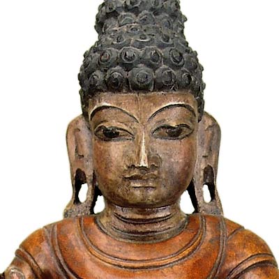 Buddha's Blessing - Fine Wood Statue