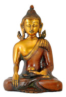 Brass Buddha Copper Golden Finish