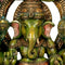 Benevolent Ganesha Seated on Rat - Wood Sculpture