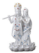 God Krishna with Radha Rani - Resin Figure