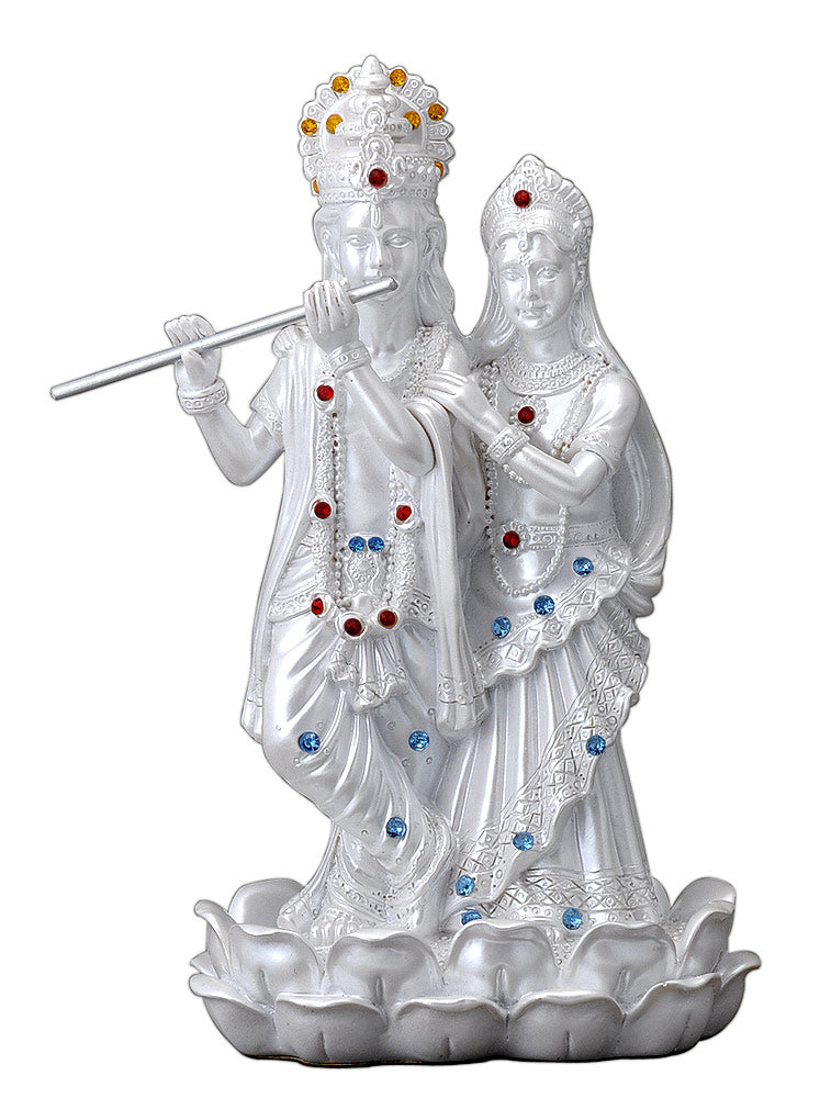 God Krishna with Radha Rani - Resin Figure