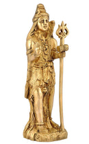 Ascetic Lord Shiva Brass Sculpture 11"
