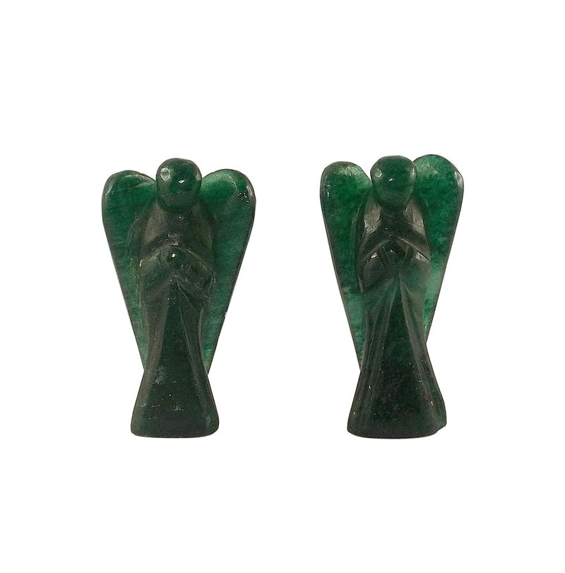 Healing Angel Aventurine Pocket Statue - Set of 2
