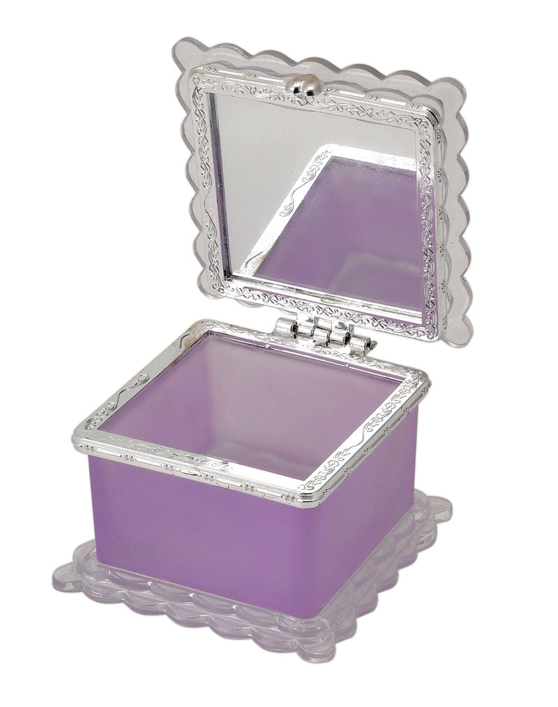 Square Glass Jewelry Box