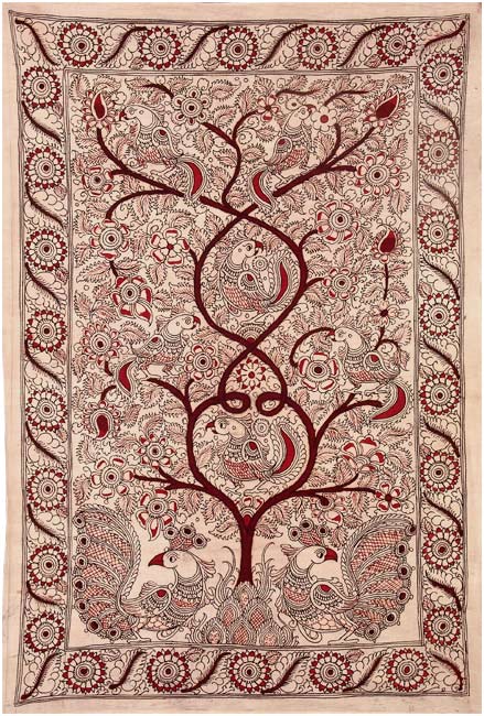 Kalamkari Tree of Life Painting