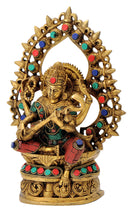Goddess Maa Saraswati Brass Statue