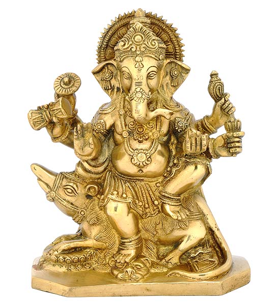 Lord Mangal Ganesha - Brass Statue