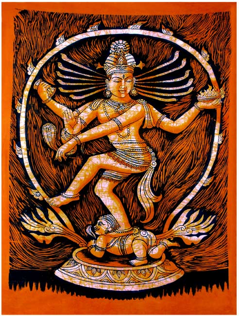 'Nrityapriya' Nataraja - Batik Painting