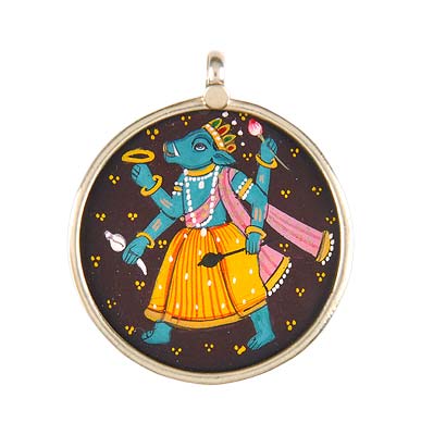 'Lord Varaha' Incarnation of God Vishnu - Pendant