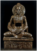 Emaciated Buddha - Handmade Velvet Painting