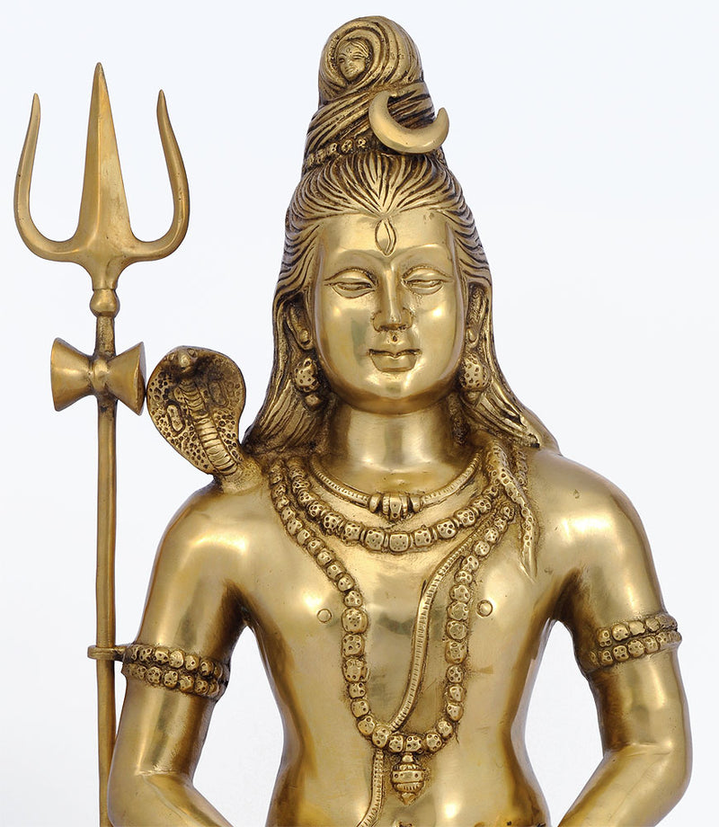 Lord Shiva Brass Sculpture