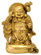 Feng Shui Laughing Buddha Brass Figure