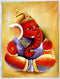 Lord Ganesha Silk Painting
